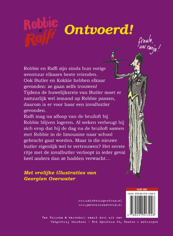 Ontvoerd / Robbie & Raffi achterkant