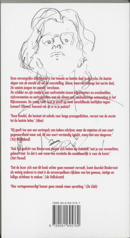 De schilder en zijn model achterkant