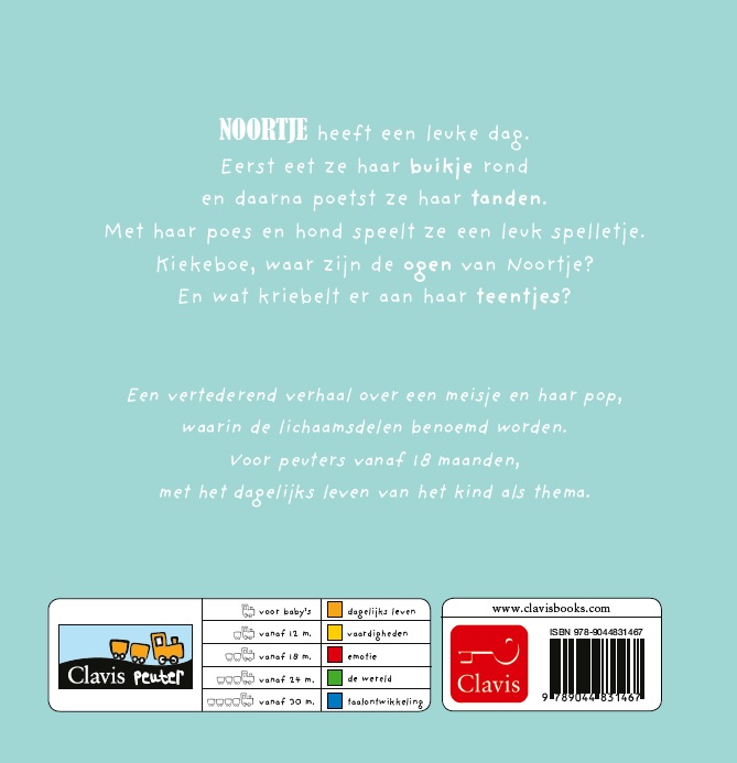 Noortje van top tot teen / Noortje achterkant