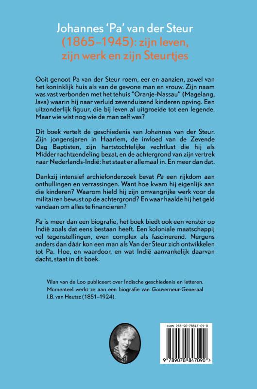 Johannes “Pa” van der Steur (1865-1945) achterkant