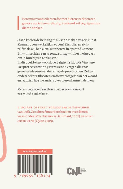 Wat zouden dieren zeggen als we ze de juiste vragen stelden? / Dierenrechtenbibliotheek achterkant