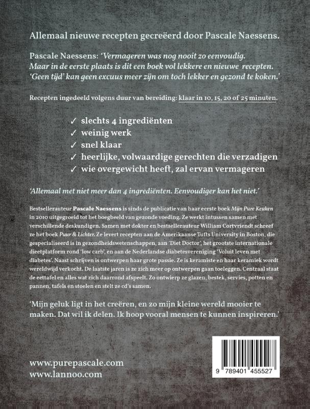 Nog eenvoudiger met 4 ingrediënten achterkant