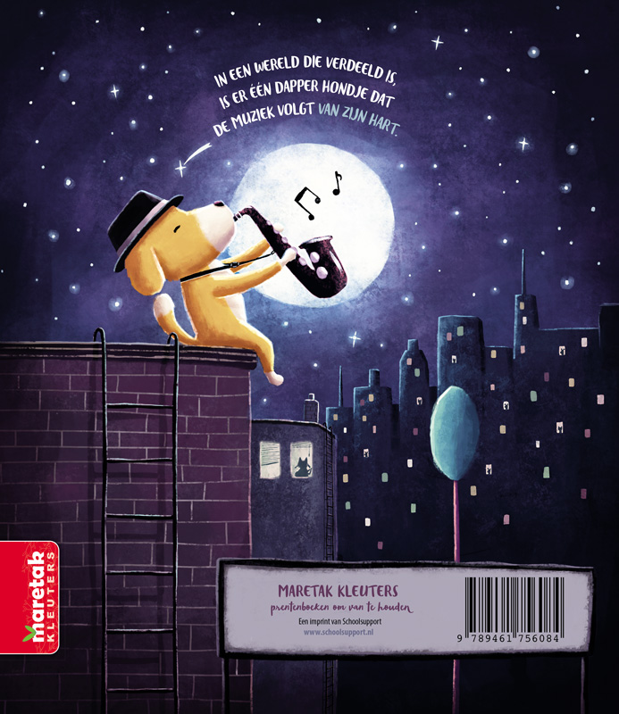 Een hart vol muziek achterkant