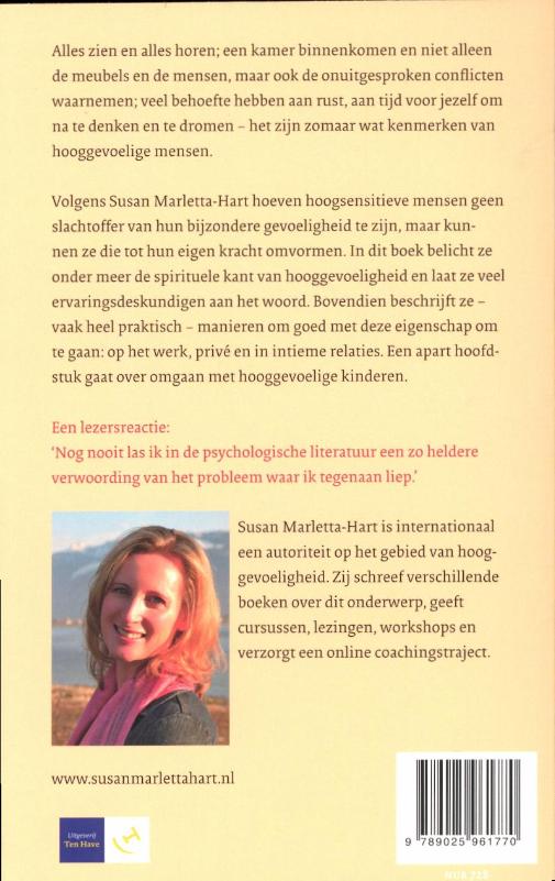 Leven met hooggevoeligheid achterkant