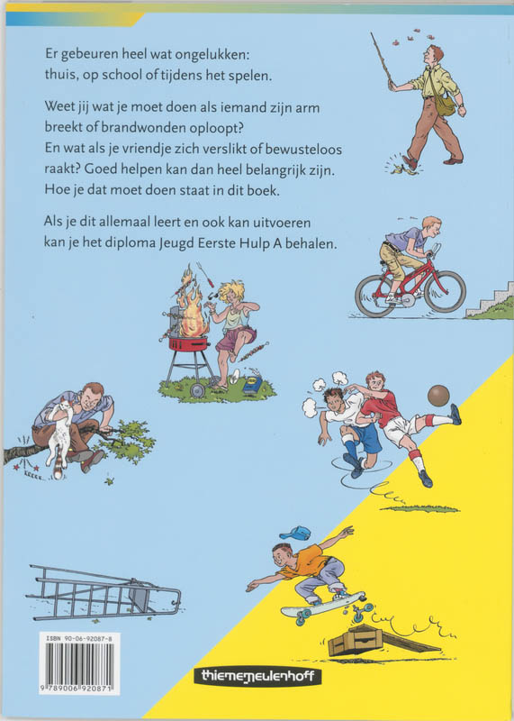 Oranje Kruis Jeugd Eerste Hulp A achterkant
