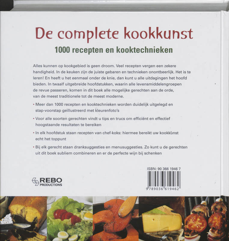 De Complete Kookkunst achterkant