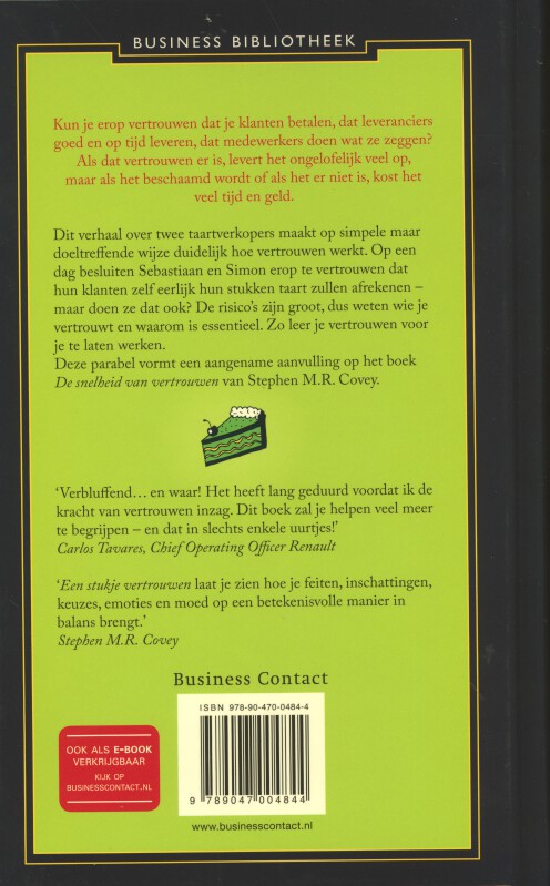 Een stukje vertrouwen achterkant