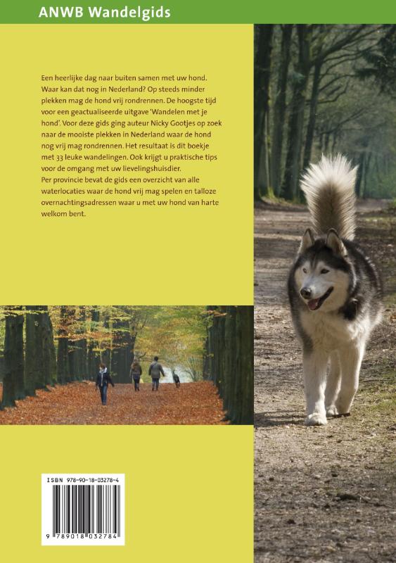 Wandelen met je hond / ANWB wateralmanak achterkant