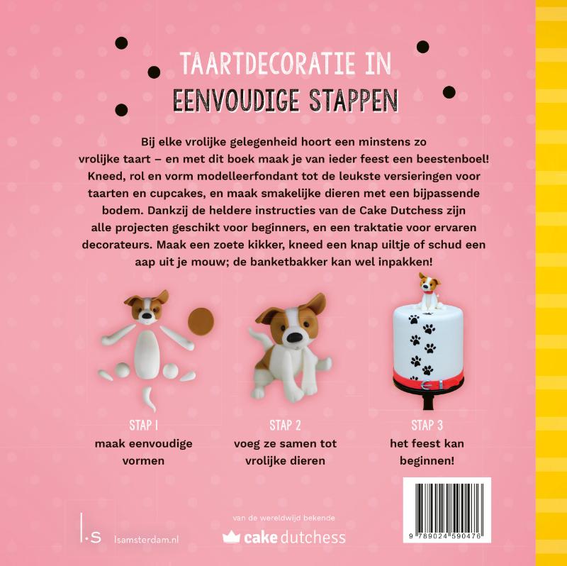 Taarttoppers voor feestbeesten achterkant