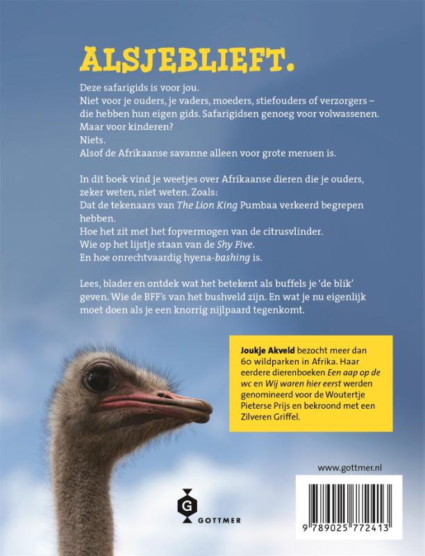 Wat niet in de safarigids van je ouders staat achterkant