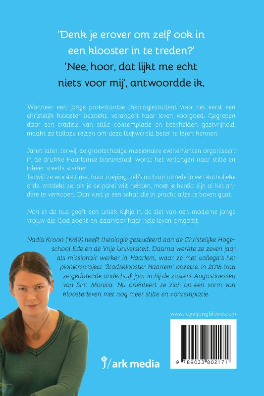 Non in de bus achterkant