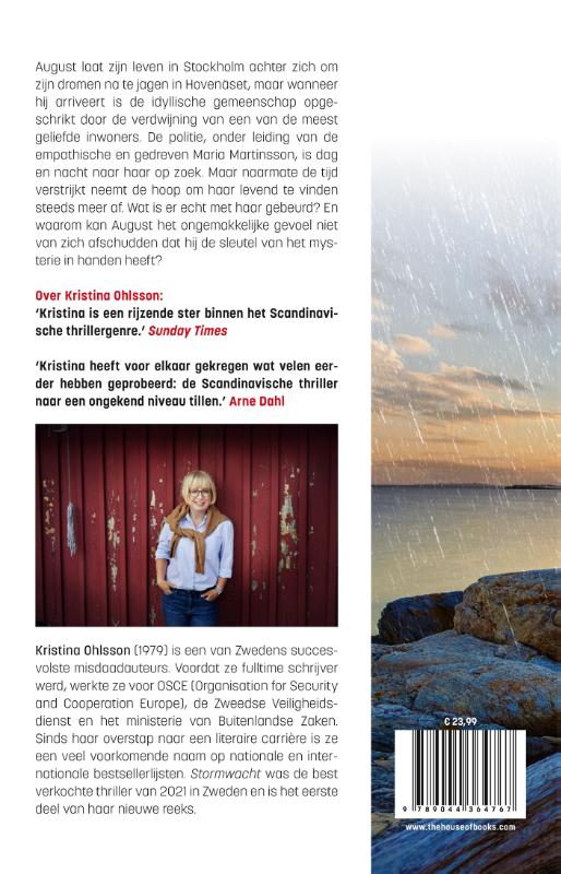 Stormwacht / August Strindberg achterkant