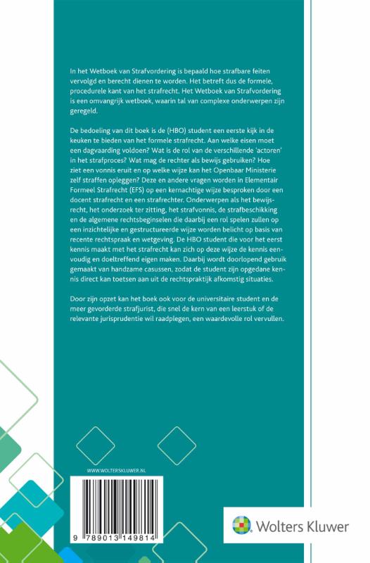 Elementair formeel strafrecht / Praktijkwijzer Strafrecht / 9 achterkant