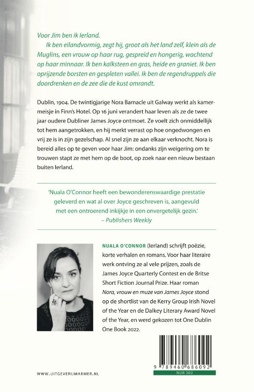 Nora, vrouw en muze van James Joyce achterkant