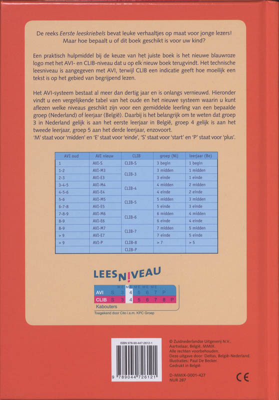 Ik lees met plezier / Leeskriebels achterkant