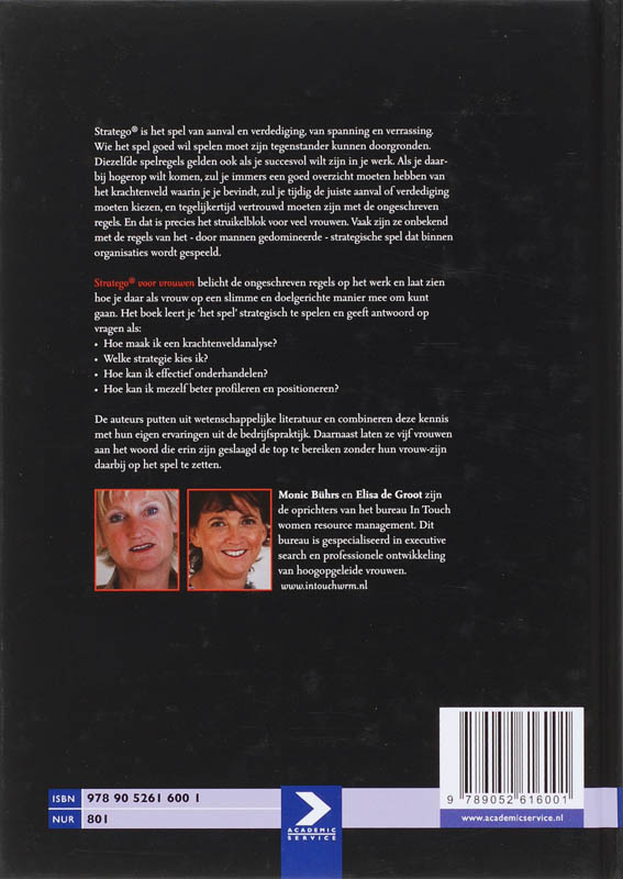 Stratego voor vrouwen achterkant