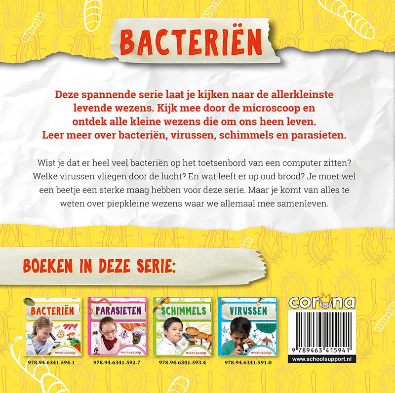 Onder de microscoop  -   Bacteriën achterkant