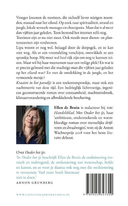 Kraaien in het paradijs achterkant