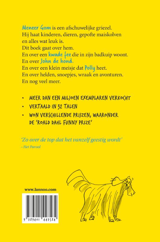 De verschrikkelijke meneer Gom heeft een plan achterkant