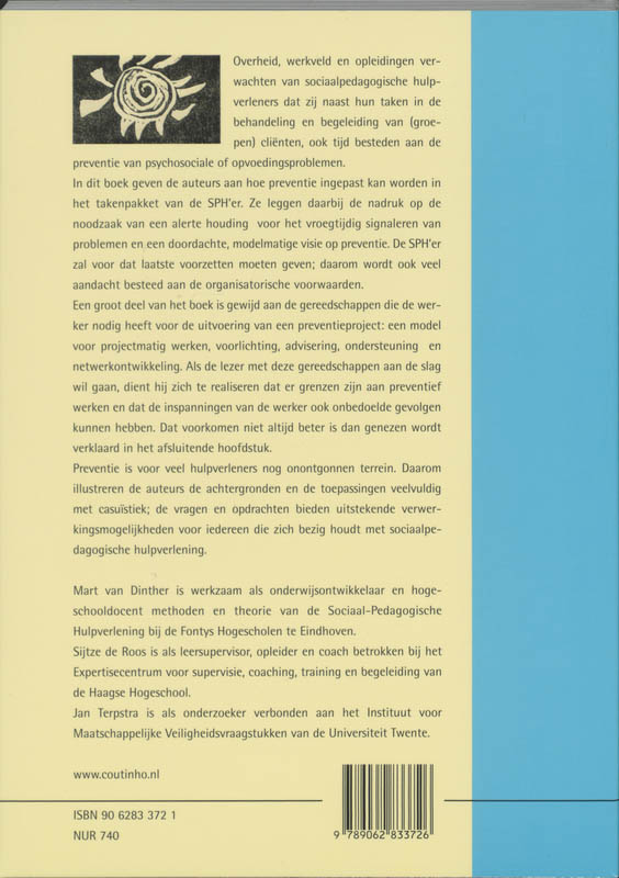 Preventie In De Sociaal Pedagogische Hul achterkant