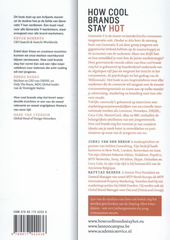 How cool brands stay hot achterkant