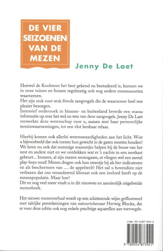 Vogels rondom ons 11 -   De vier seizoenen van de mezen achterkant