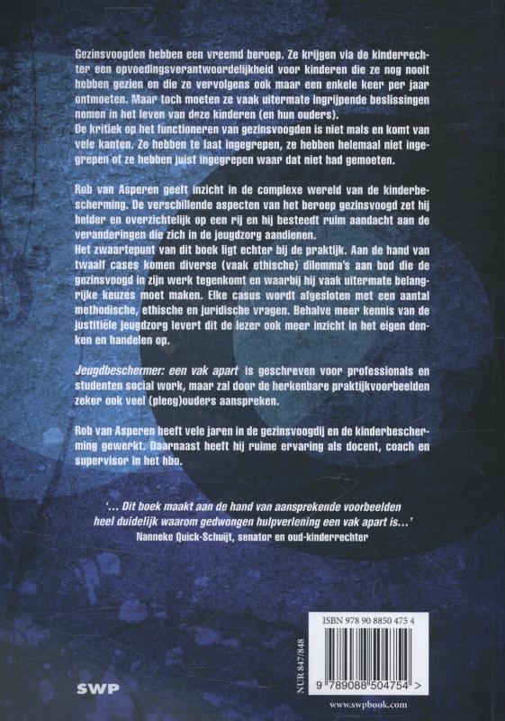 Jeugdbeschermer: een vak apart achterkant