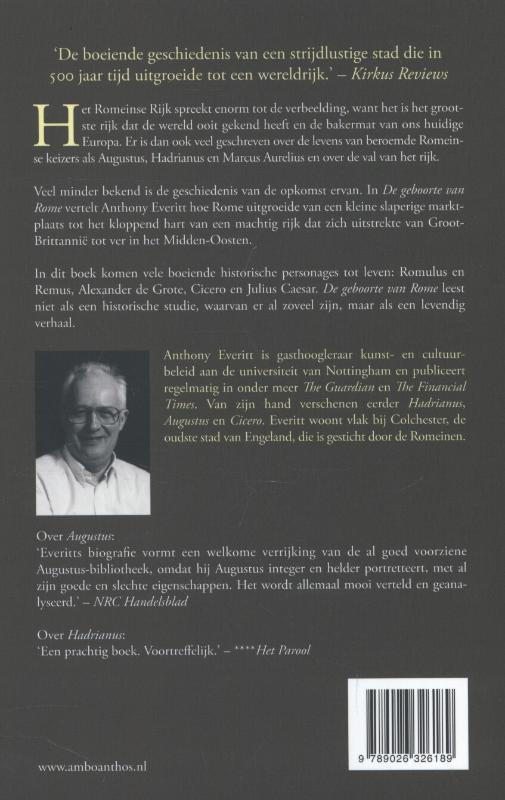 De geboorte van Rome achterkant