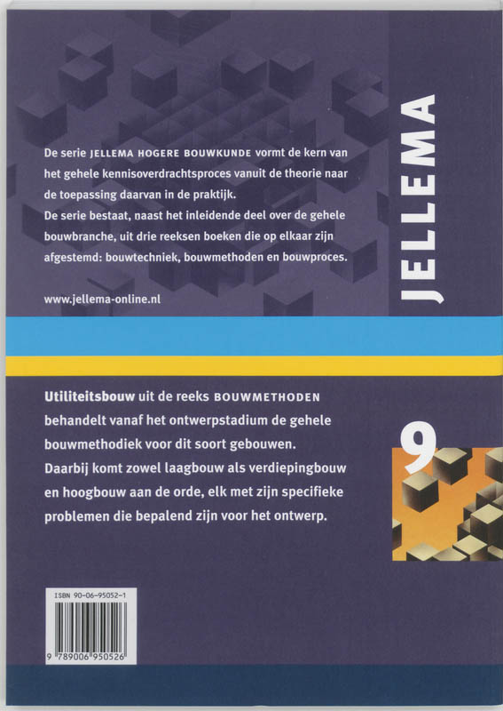 Jellema Bouwmethoden / 9 Utiliteitsbouw / Jellema hogere bouwkunde / 9 achterkant
