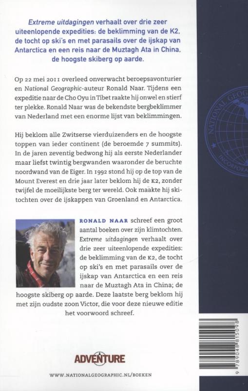 Extreme uitdagingen achterkant