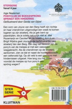 Ponyclub De Bokkesprong springt een hindernis / Sterserie achterkant