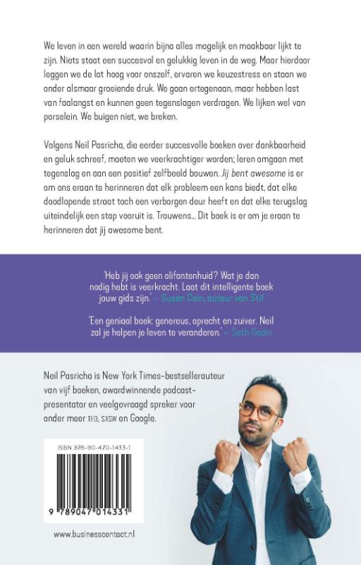 Jij bent awesome achterkant