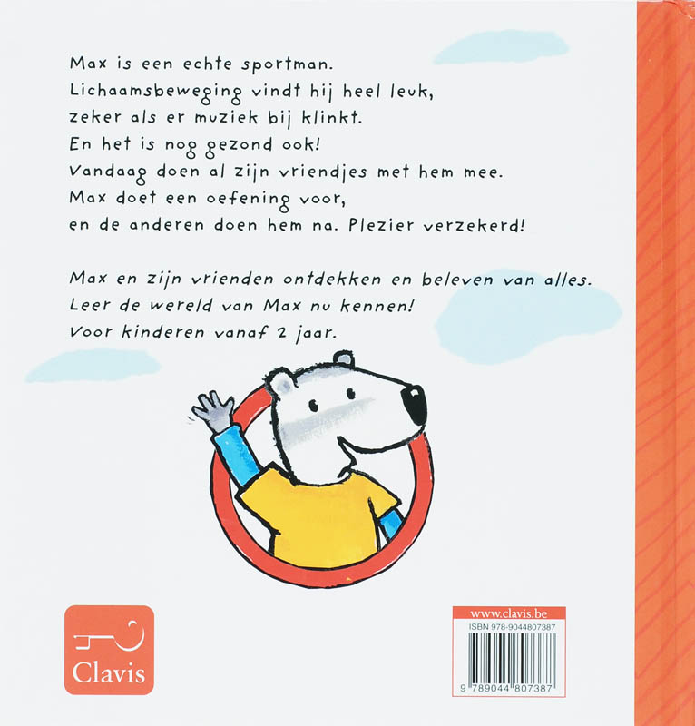 Max - Max gaat sporten achterkant