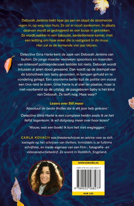 Stil maar / Gina Harte / 1 achterkant