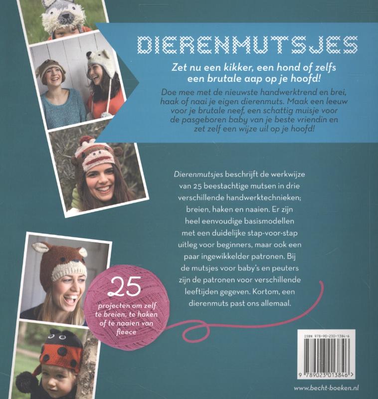 Dierenmutsjes achterkant