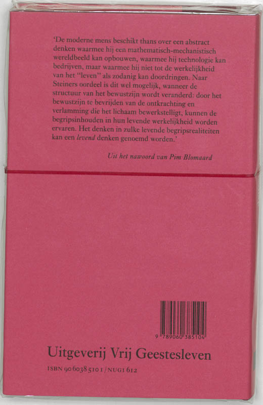 Werken en voordrachten Kernpunten van de antroposofie/Filosofie  -   Waarheid en wetenschap achterkant