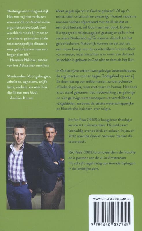 God bewijzen achterkant