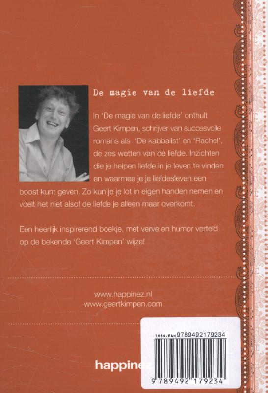 De magie van de liefde achterkant