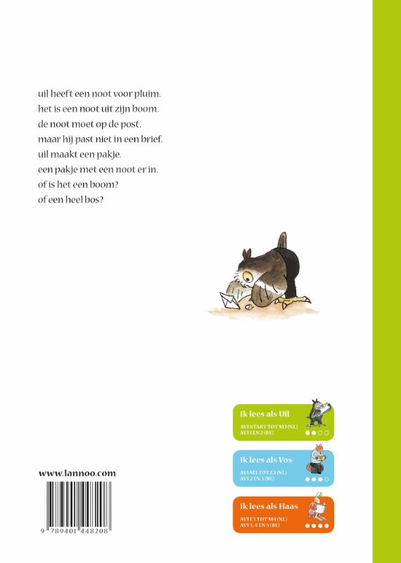 De boom van uil / Vos en Haas achterkant