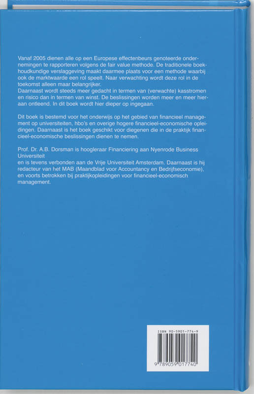 Vlottend financieel management / Studieboek achterkant