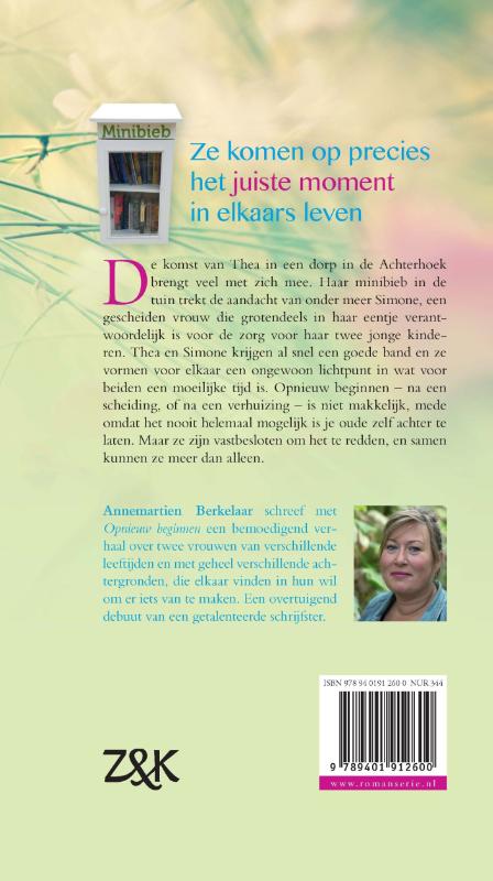 Opnieuw beginnen achterkant