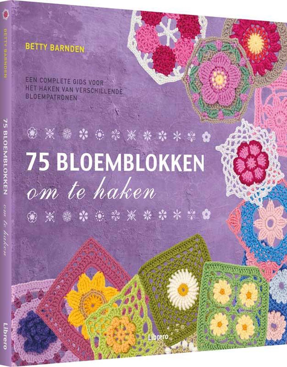 75 bloemblokken om te haken
