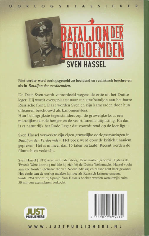 Bataljon der Verdoemden achterkant