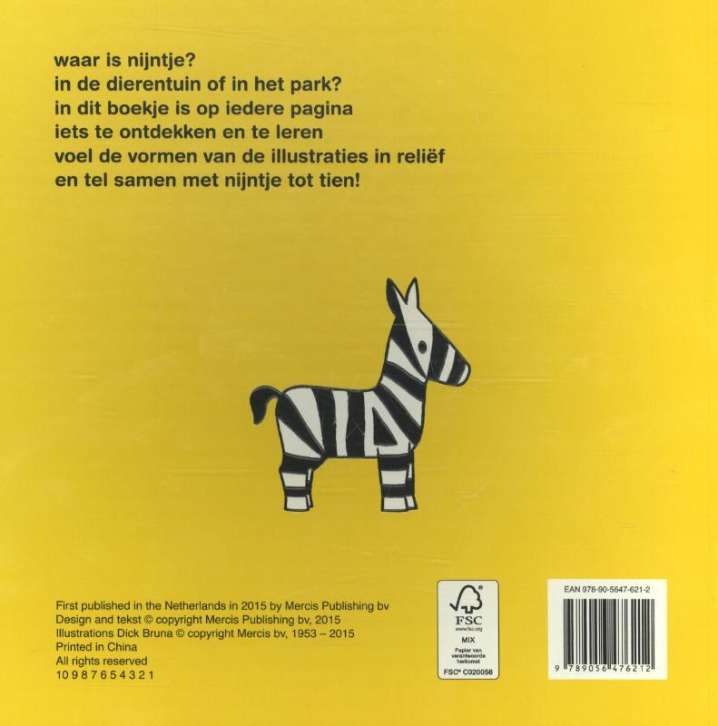 Waar ben je, nijntje? achterkant