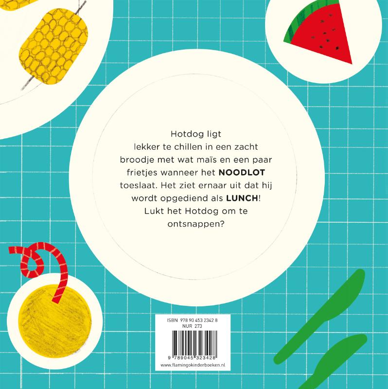 Hallo hotdog! achterkant