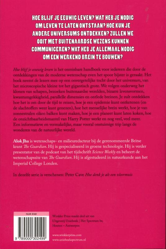 Hoe blijf je eeuwig leven achterkant