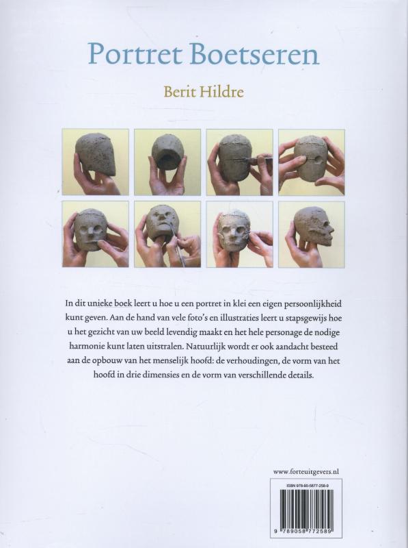 Portret boetseren achterkant