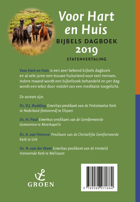 Voor Hart en Huis 2019 achterkant