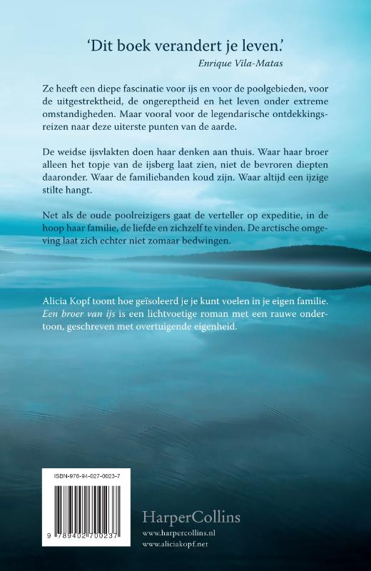 Een broer van ijs achterkant