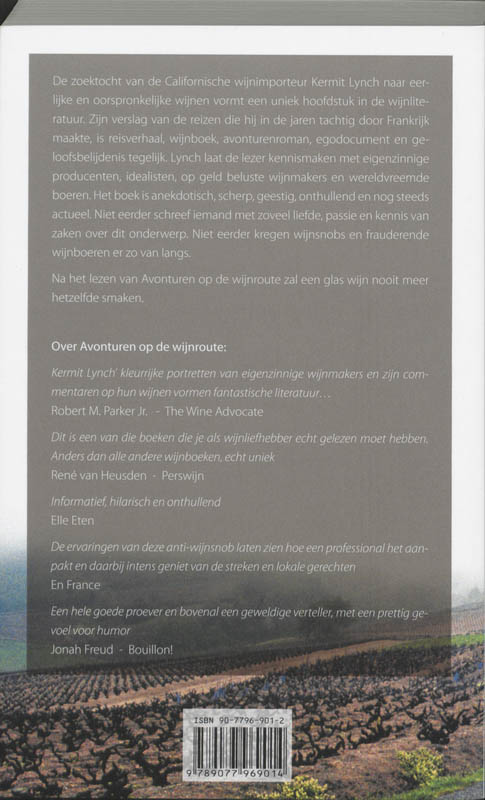 Avonturen Op De Wijnroute achterkant